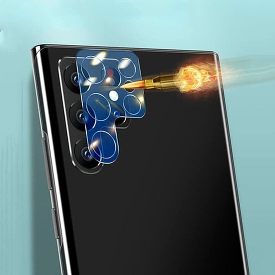 Camera Lens Protector – Samsung Galaxy S23 Ultra – 9H Gehard Glas – Anti-kras – 3-Pack-Ilumina Benelux