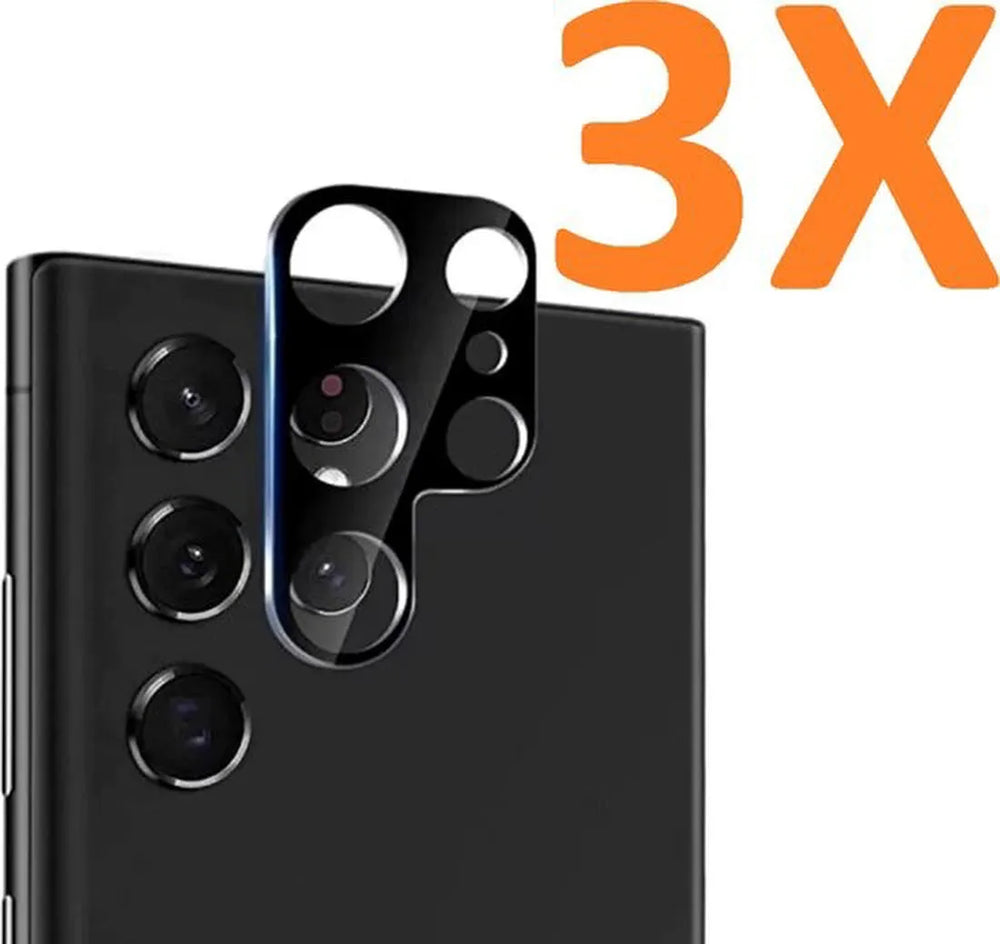 Camera Lens Protector – Samsung Galaxy S23 Ultra – 9H Gehard Glas – Anti-kras – 3-Pack-Ilumina Benelux
