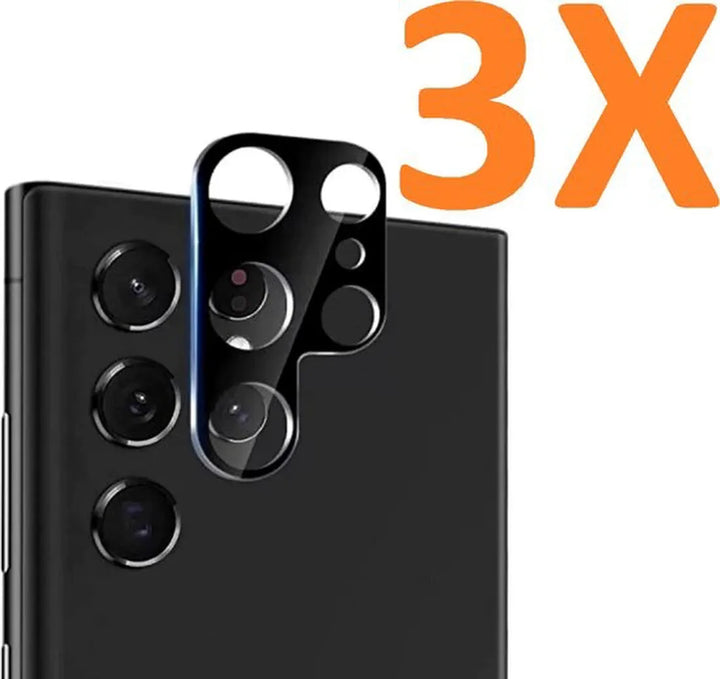 Camera Lens Protector – Samsung Galaxy S23 Ultra – 9H Gehard Glas – Anti-kras – 3-Pack-Ilumina Benelux