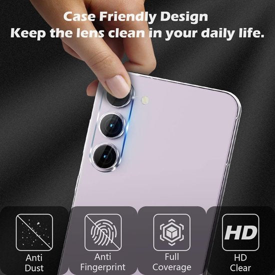 Camera Lens Protector – Samsung Galaxy S24 – 9H Gehard Glas – Anti-kras – 3-Pack-Ilumina Benelux