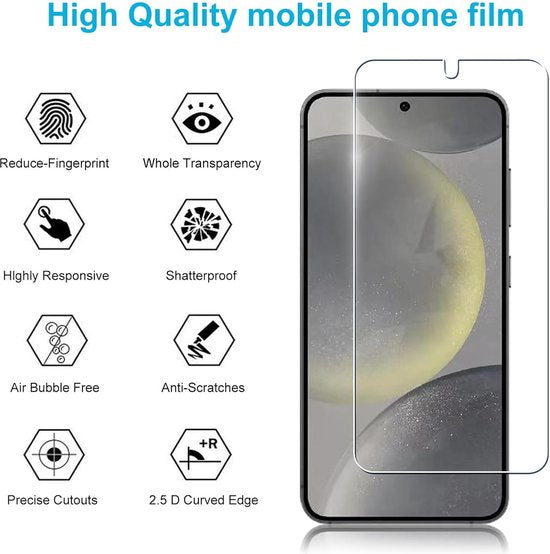 Camera Lens Protector – Samsung Galaxy S24 – 9H Gehard Glas – Anti-kras – 3-Pack Tempered Glas-Ilumina Benelux