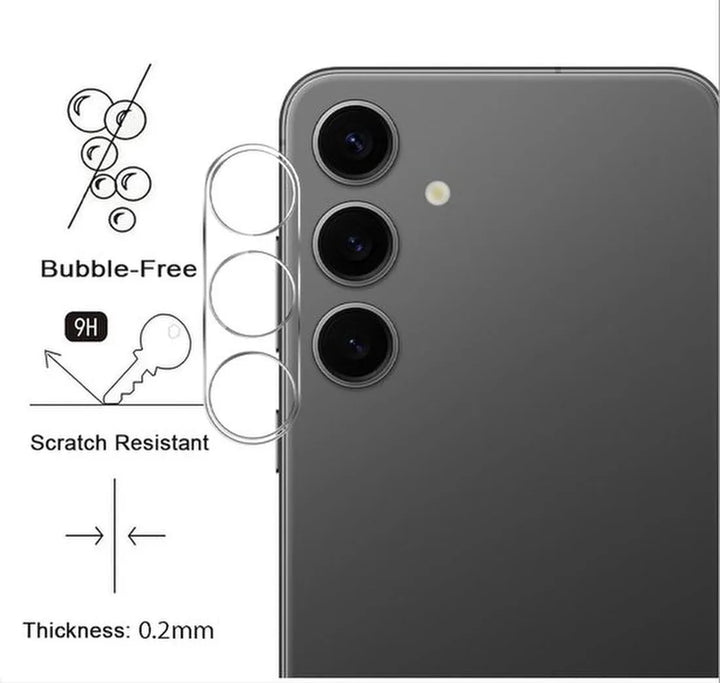 Camera Lens Protector – Samsung Galaxy S24 Plus – 9H Gehard Glas – Anti-kras – 3-Pack-Ilumina Benelux