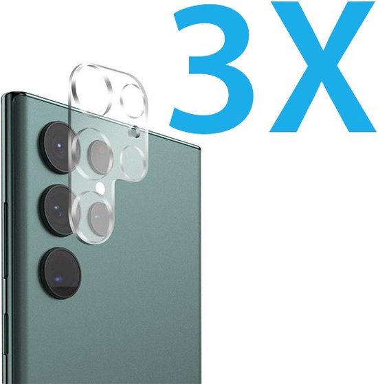 Camera Lens Protector – Samsung Galaxy S24 Ultra – 9H Gehard Glas – Anti Kras – 3-Pack-Ilumina Benelux
