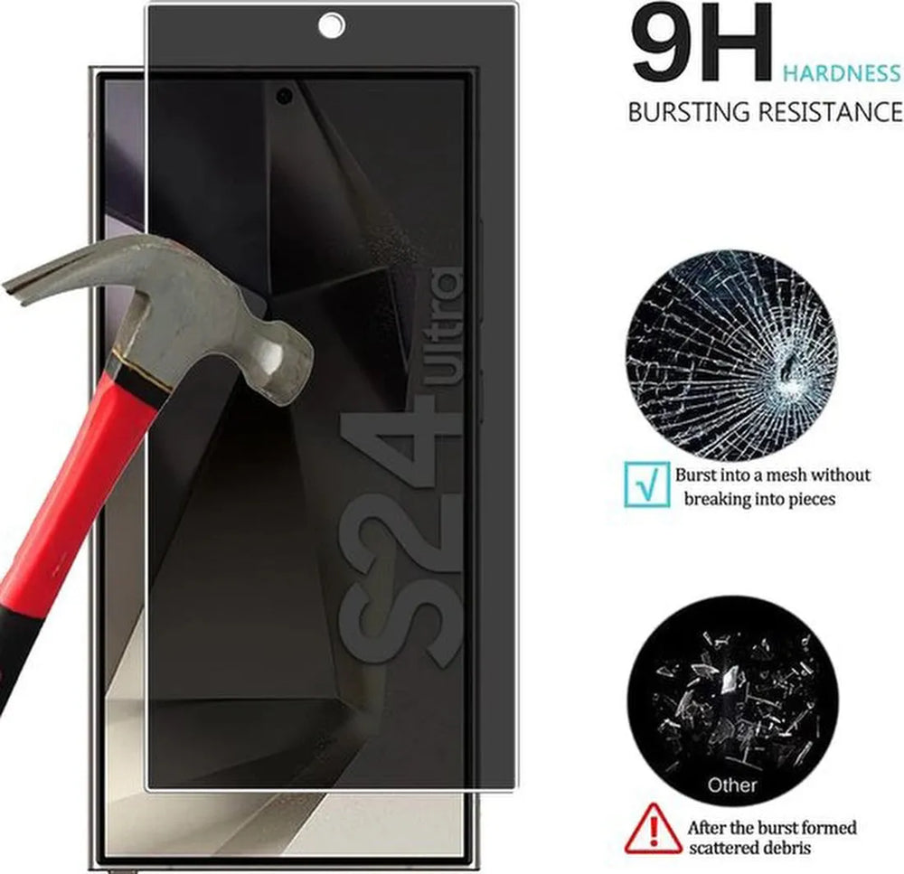 Camera Lens Protector – Samsung Galaxy S24 Ultra – 9H Gehard Glas – Anti-kras – 3-Pack-Ilumina Benelux