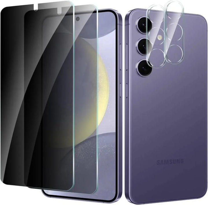 Samsung Galaxy S25 Plus – Camera Lens & Privacy Screenprotector 4-Pack-Ilumina Benelux