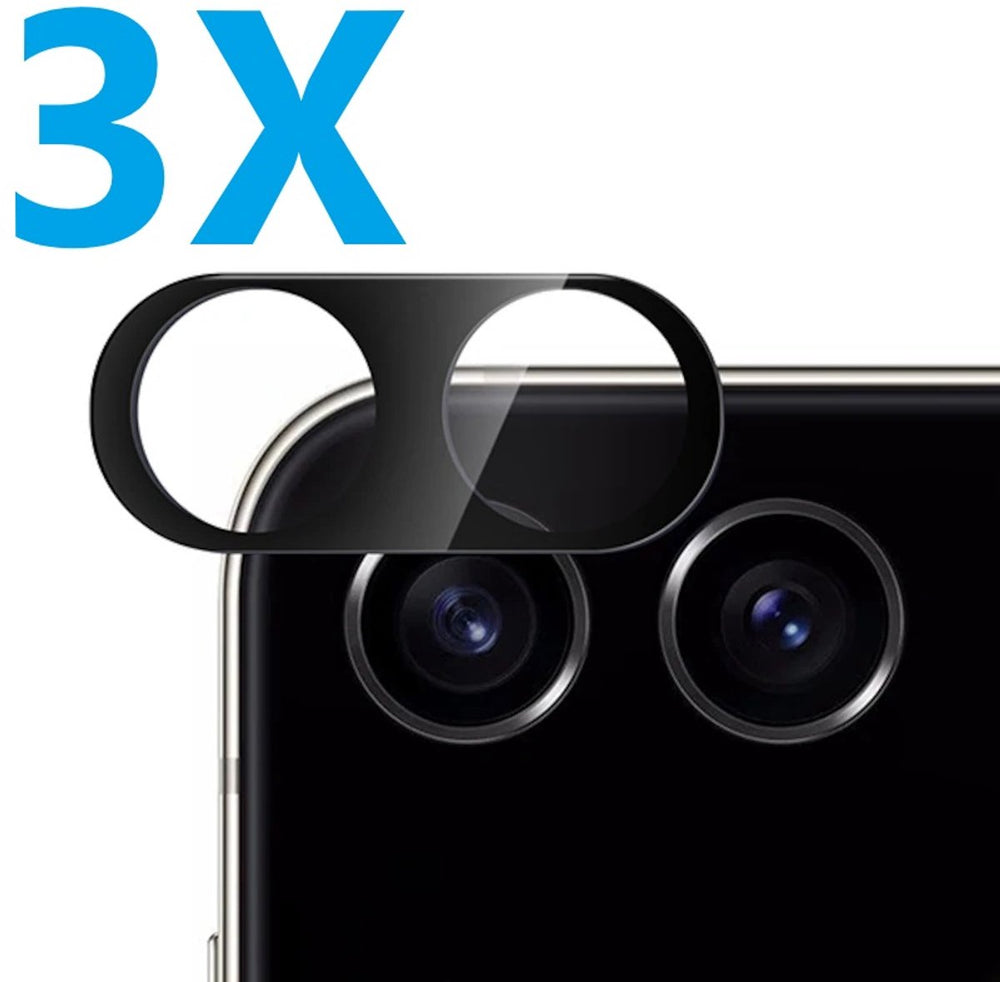 Camera Lens Protector – Samsung Galaxy Z Flip 5 – 9H Gehard Glas – Anti-kras – 3-Pack-Ilumina Benelux