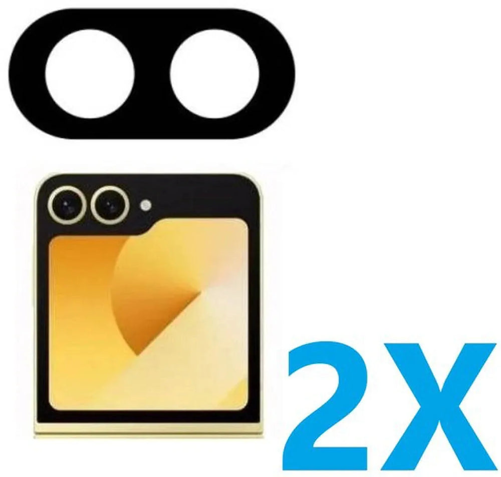 Camera Lens Protector – Samsung Galaxy Z Flip 6 – 9H Gehard Glas – Anti-kras – 2-Pack-Ilumina Benelux