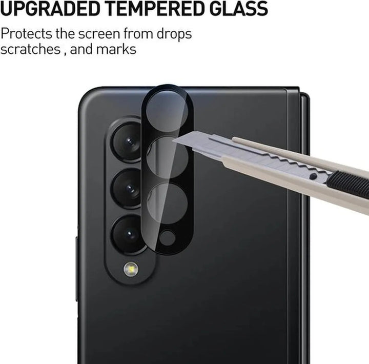 Camera Lens Protector – Samsung Galaxy Z Fold 4 – 9H Gehard Glas – Anti-kras – 3-Pack-Ilumina Benelux