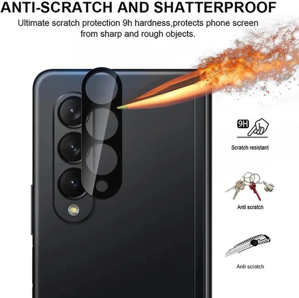 Camera Lens Protector – Samsung Galaxy Z Fold 4 – 9H Gehard Glas – Anti-kras – 3-Pack-Ilumina Benelux