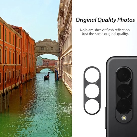 Camera Lens Protector – Samsung Galaxy Z Fold 5 – 9H Gehard Glas – Anti-kras – 2-Pack-Ilumina Benelux