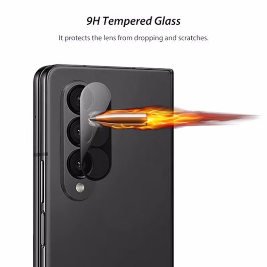 Camera Lens Protector – Samsung Galaxy Z Fold 5 – 9H Gehard Glas – Anti-kras – 2-Pack-Ilumina Benelux