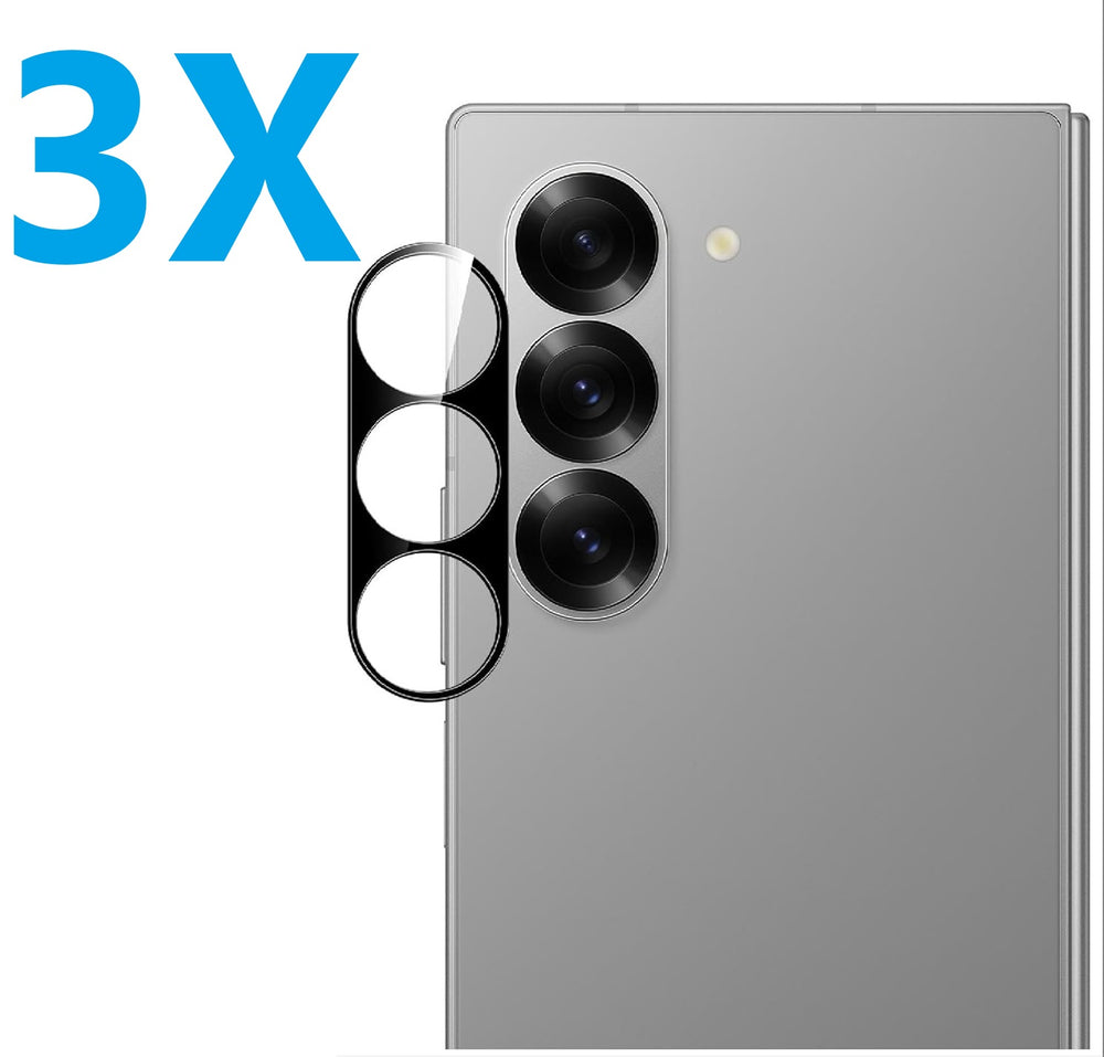 Camera Lens Protector – Samsung Galaxy Z Fold 6 – 9H Gehard Glas – Anti Kras – 3-Pack Tempered Glas-Ilumina Benelux