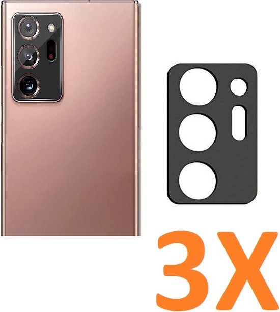 Camera Lens Protector – Samsung Note 20 Ultra – 9H Gehard Glas – Anti-kras – Tempered Glas – 3-Pack-Ilumina Benelux