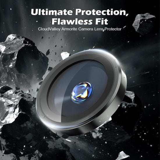Camera Lens Protector Zwart – iPhone 17 Pro / 17 Pro Max – Anti-kras – 2-Pack-Ilumina Benelux