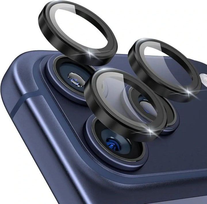 Camera Lens Protector Zwart – iPhone 17 Pro / 17 Pro Max – Anti-kras – 2-Pack-Ilumina Benelux