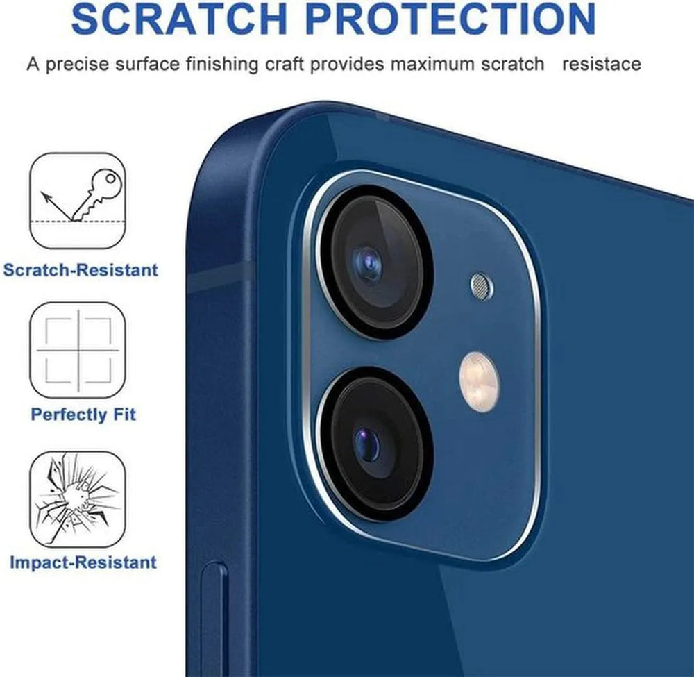 iPhone 12 – 9H Gehard Glas – Camera Lens & Screenprotector 2-Pack-Ilumina Benelux