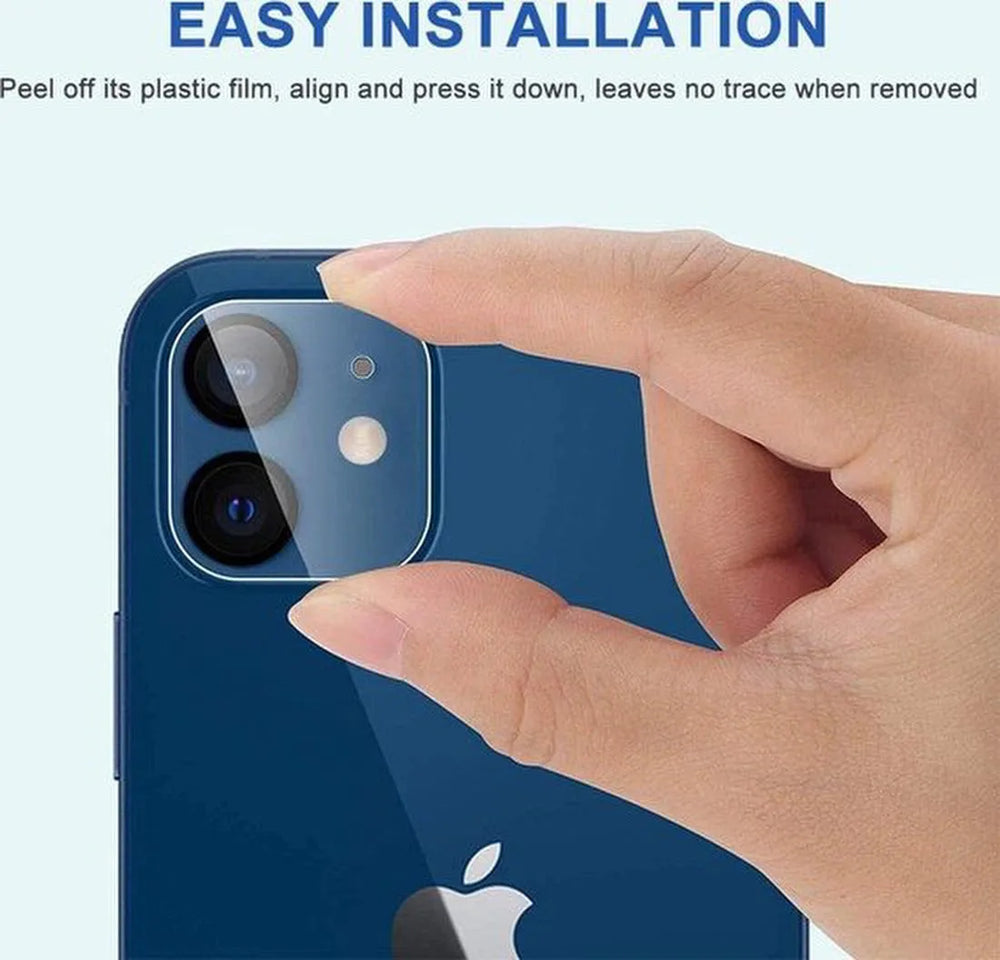 iPhone 12 – 9H Gehard Glas – Camera Lens & Screenprotector 2-Pack-Ilumina Benelux