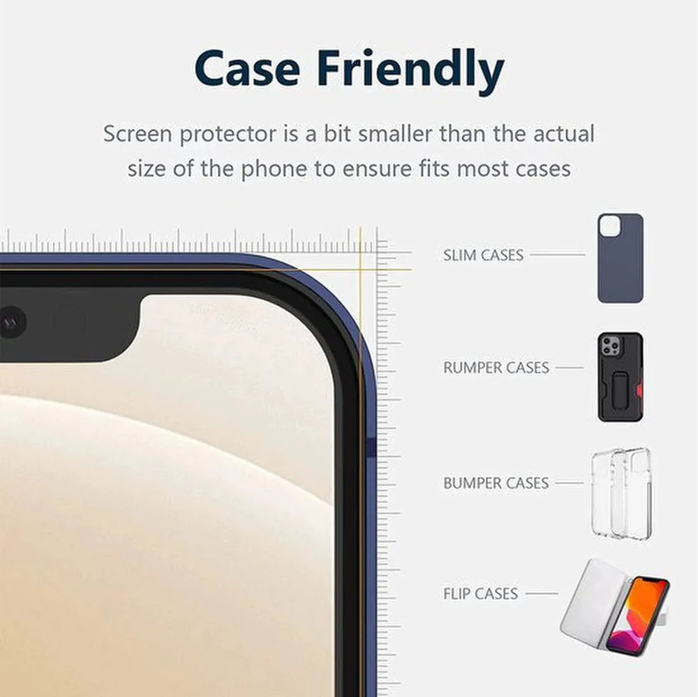 iPhone 12 – 9H Gehard Glas – Camera Lens & Screenprotector 4-Pack-Ilumina Benelux