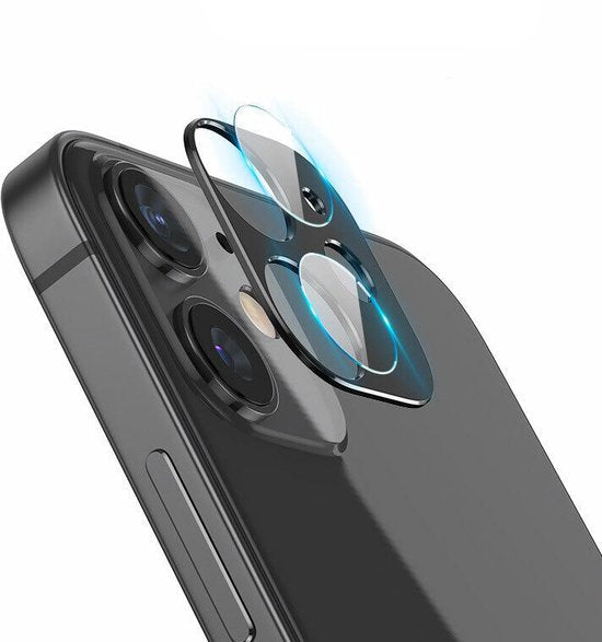 Camera Lens Protector – iPhone 12 Mini – 9H Gehard Glas – Anti-kras – Zwart-Ilumina Benelux