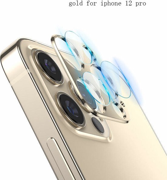 Camera Lens Protector – iPhone 12 Mini – 9H Gehard Glas – Anti-kras – Tempered Glas – Goud-Ilumina Benelux