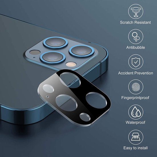 Camera Lens Protector – iPhone 12 Pro – 9H Gehard Glas – Anti-kras – 1-Pack-Ilumina Benelux