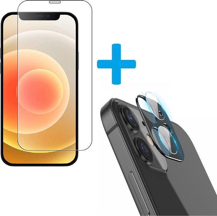 iPhone 12 Pro Camera Lens & Screenprotector 9H Gehard Glas – Anti-kras – 2-Pack-Ilumina Benelux