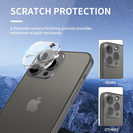 Camera Lens Protector – iPhone 13 Mini – 9H Gehard Glas – Anti-kras – 2-Pack-Ilumina Benelux