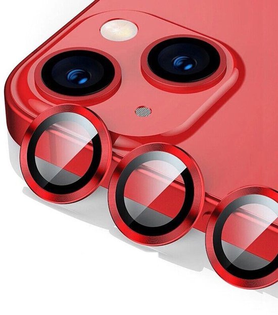 Camera Lens Protector – iPhone 13 Pro – 9H Gehard Glas – Anti-kras – Tempered Glas – Rood-Ilumina Benelux