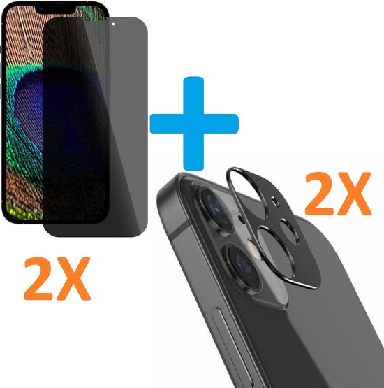 iPhone 13 Pro Max – Camera Lens & Privacy Screenprotector 4-Pack-Ilumina Benelux