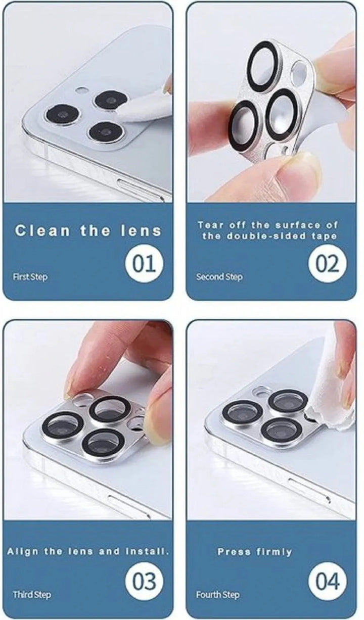 Camera Lens Protector – iPhone 13 Pro Max – 9H Gehard Glas – Anti-kras – Tempered Glas – Rosegoud-Ilumina Benelux