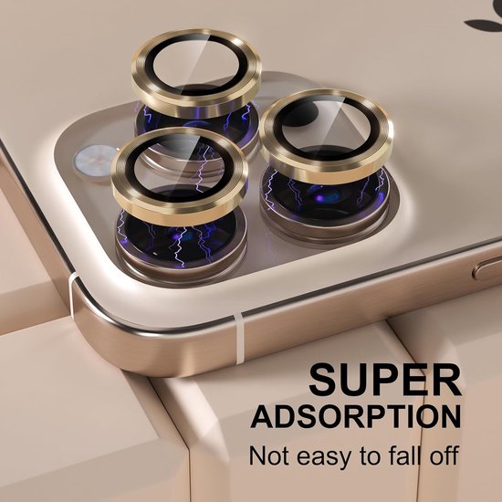 Camera Lens Protector – iPhone 14 – 9H Gehard Glas – Anti-kras – Goud-Ilumina Benelux