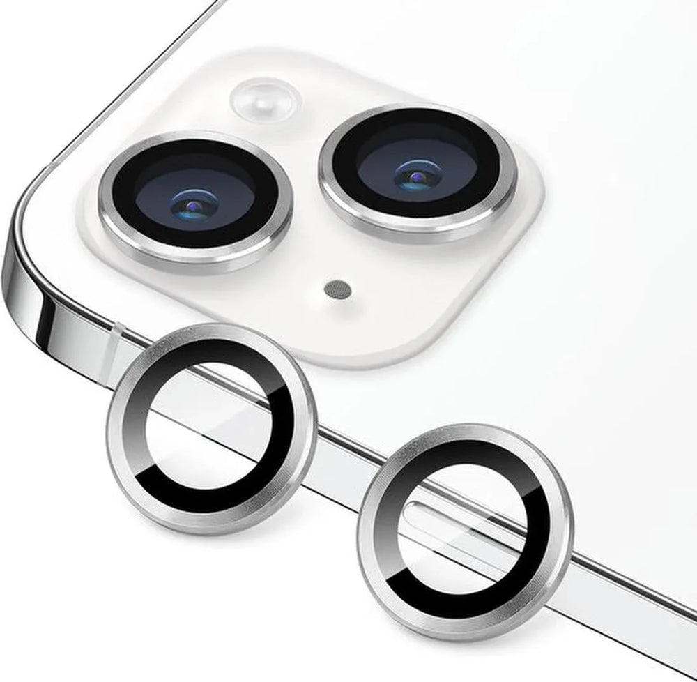 Camera Lens Protector – iPhone 14 Plus – 9H Gehard Glas – Anti-kras – Zilver-Ilumina Benelux