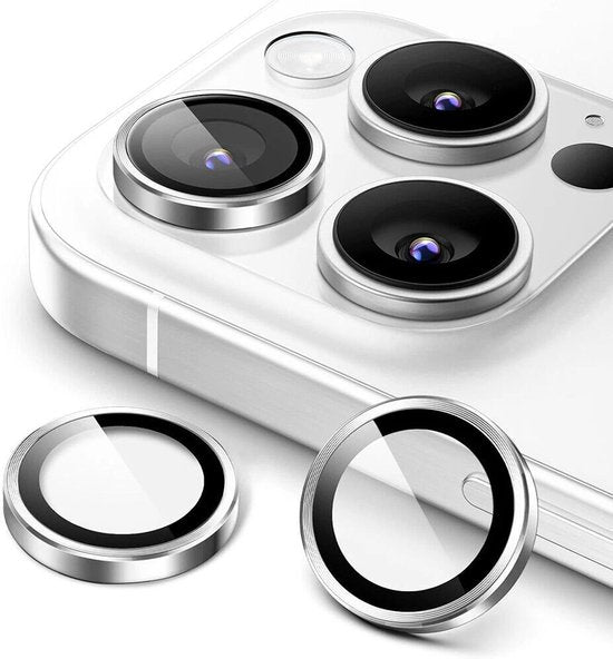Camera Lens Protector – iPhone 14 Pro Max – 9H Gehard Glas – Anti-kras – Zilver-Ilumina Benelux