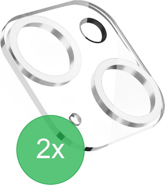 Camera Lens Protector – iPhone 15 / 15 Plus – 2x Set – Gehard Glas – Zwart-Ilumina Benelux