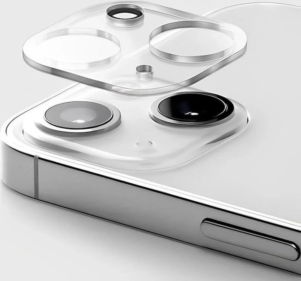 Camera Lens Protector – iPhone 15 / 15 Plus – 4x Set – Gehard Glas – Camera Bescherming – Zwart-Ilumina Benelux