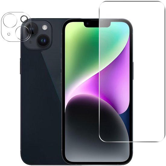 iPhone 15 – 9H Gehard Glas – Camera Lens & Screenprotector 2-Pack-Ilumina Benelux
