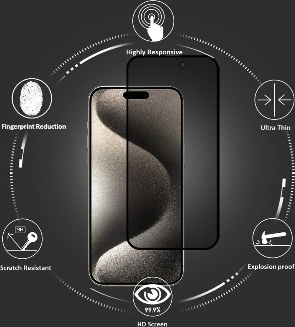 Camera Lens Protector – iPhone 15 – 9H Gehard Glas – Anti-kras – 4-Pack-Ilumina Benelux