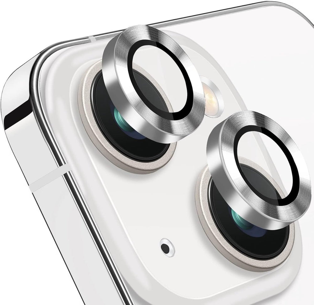 Camera Lens Protector – iPhone 15 – 9H Gehard Glas – Anti-kras – Zilver-Ilumina Benelux
