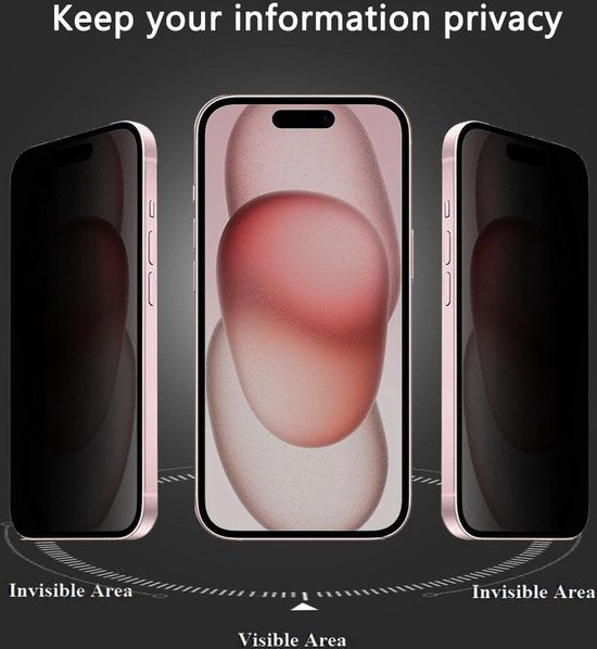 iPhone 15 Plus – Camera Lens & Privacy Screenprotector 4-Pack-Ilumina Benelux