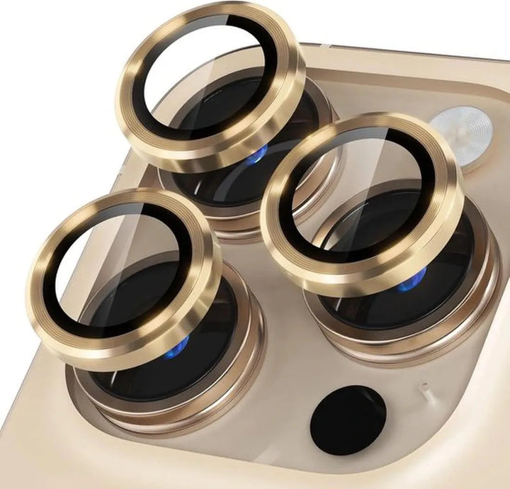 Camera Lens Protector – iPhone 15 Pro Max – 9H Gehard Glas – Anti-kras – Tempered Glas – Goud-Ilumina Benelux