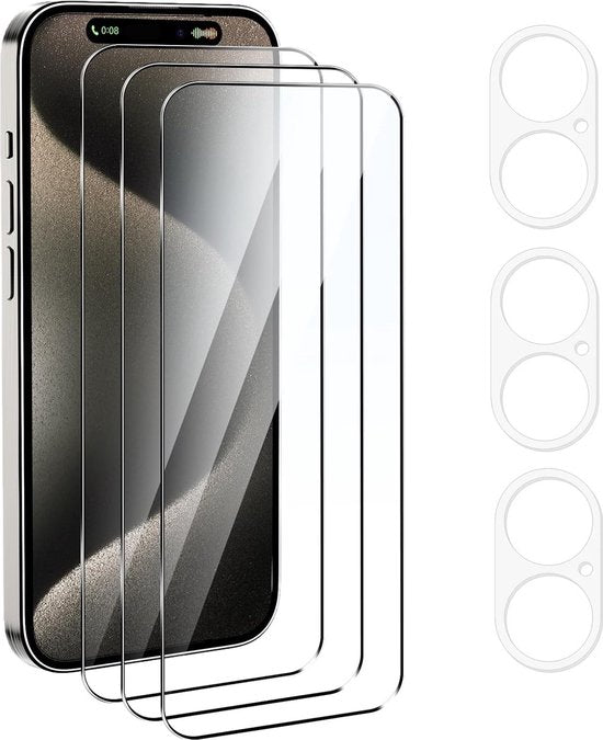 iPhone 16 – Camera Lens & Screenprotector 6-Pack-Ilumina Benelux