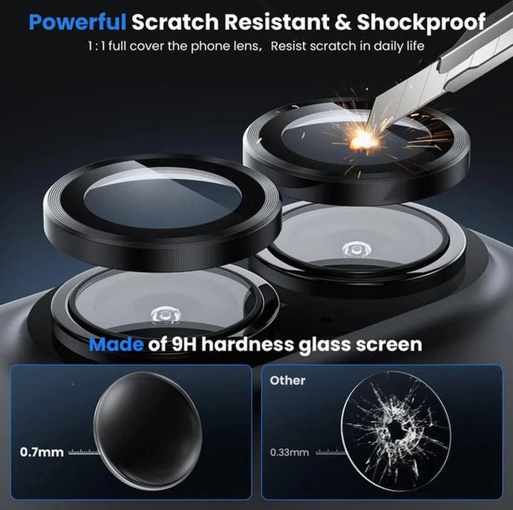 Camera Lens Protector – iPhone 16 – 9H Gehard Glas – Anti-kras – Rosegoud-Ilumina Benelux
