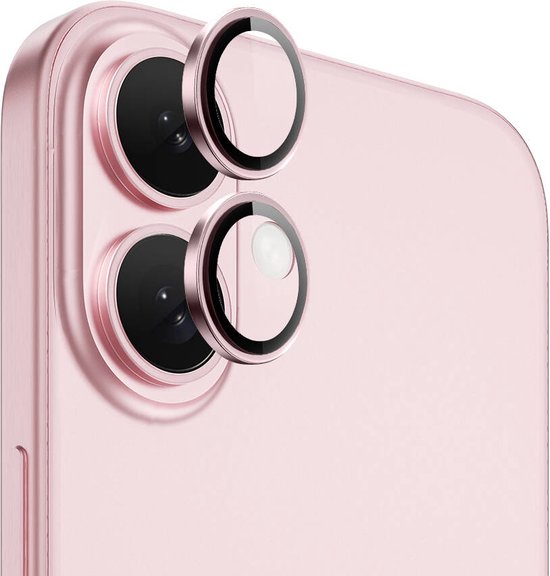 Camera Lens Protector – iPhone 16 – 9H Gehard Glas – Anti-kras – Rosegoud-Ilumina Benelux