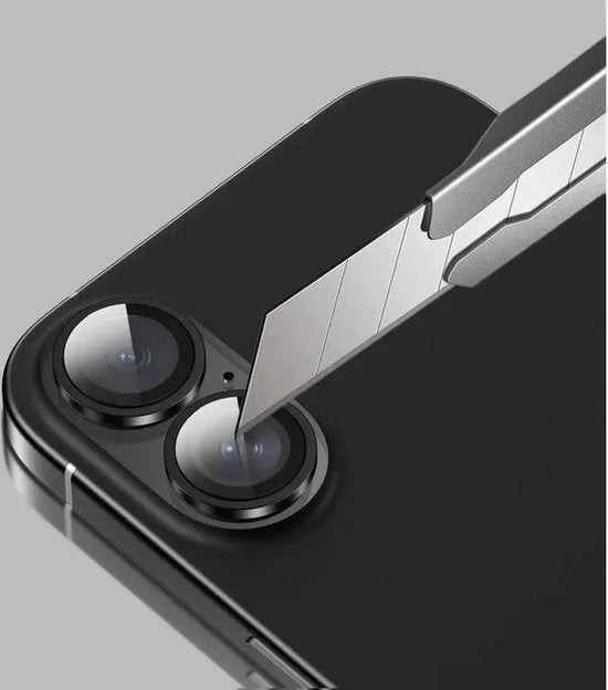 Camera Lens Protector – iPhone 16 – 9H Gehard Glas – Anti-kras – Zwart-Ilumina Benelux