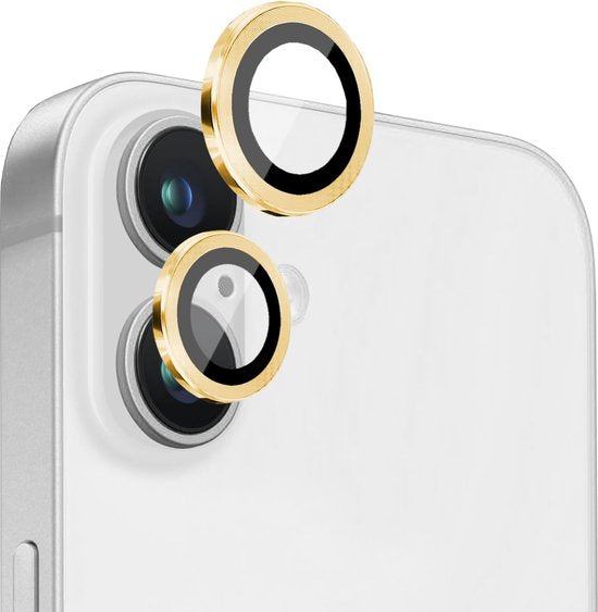 Camera Lens Protector – iPhone 16 Plus – 9H Gehard Glas – Anti-kras – Goud-Ilumina Benelux