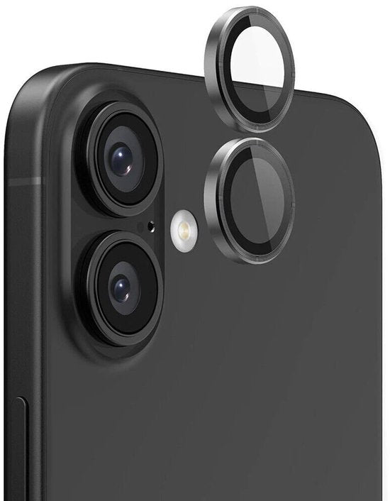 Camera Lens Protector – iPhone 16 Plus – 9H Gehard Glas – Anti-kras – Zwart-Ilumina Benelux