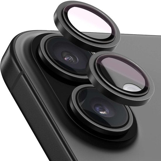 Camera Lens Protector – iPhone 16 Plus – 9H Gehard Glas – Anti-kras – Zwart-Ilumina Benelux