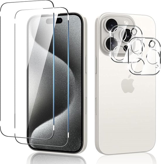 iPhone 16 Pro – Camera Lens & Screenprotector 4-Pack-Ilumina Benelux