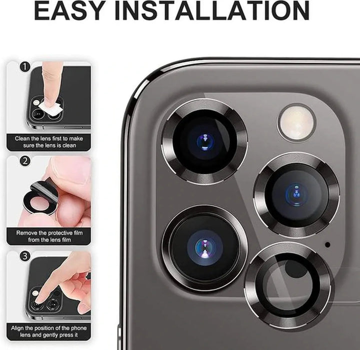 Camera Lens Protector – iPhone 16 Pro – 9H Gehard Glas – Anti-kras – Blauw-Ilumina Benelux