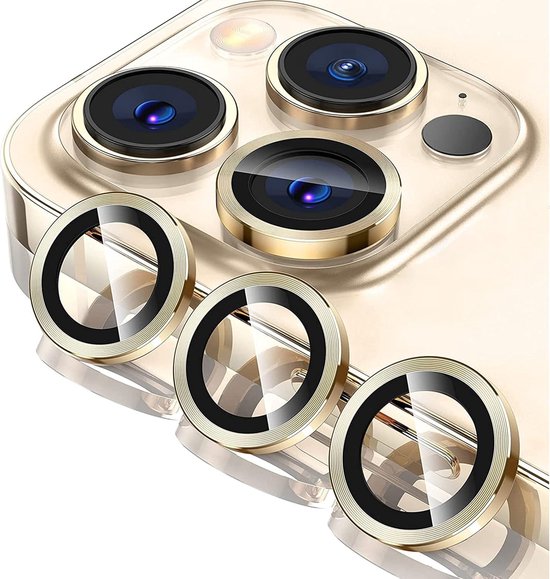 Camera Lens Protector – iPhone 16 Pro – 9H Gehard Glas – Anti-kras – Goud-Ilumina Benelux